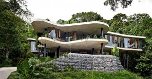Fachada de casa moderna