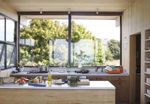 diseño de cocina en madera natural