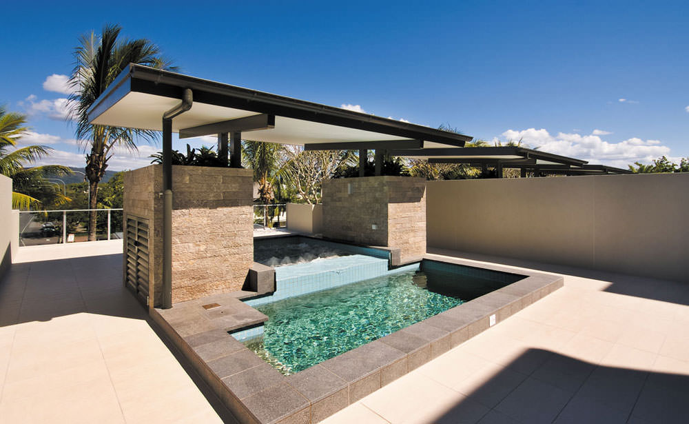 Piscinas en patios pequeños