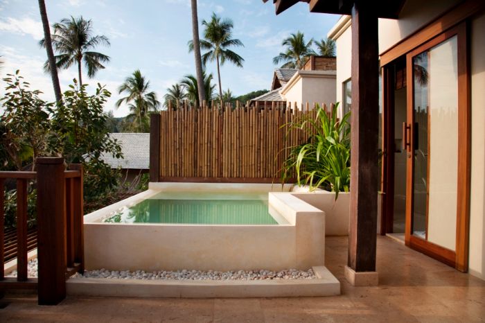 Piscinas en terrazas pequeñas