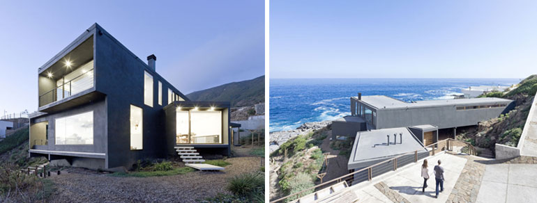 Fachada de casa minimalista